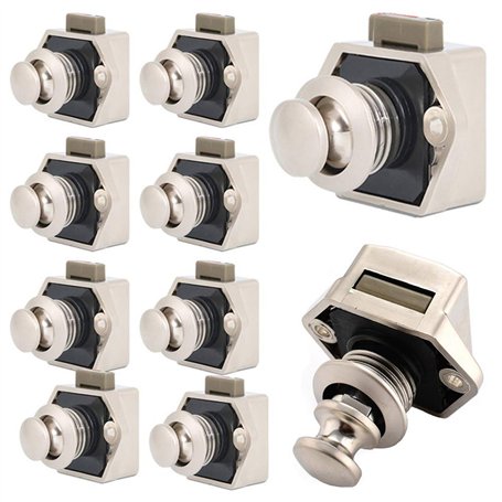 EUNEWR 10 PCS Bouton Poussoir Loquet