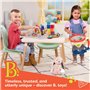 B. toys by Battat BX2054Z - Shop & Glow Caddie Musical Garni avec Aliments en Jouet, Ours en Peluche et Livre (en anglais) - Dès