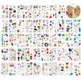 Rosymormor 48 Feuilles 800+ Modèles Tatouage Ephemere Pour Enfant Fille Garçon Adulte