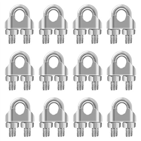 TTQiAnJ 12 Pièces Clip Boulons en U de Câble