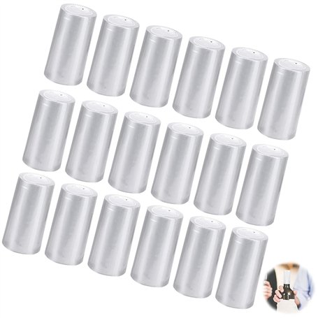 Capsules Thermorétractables en Plastique pour Bouteille de Vin Bouchons Rétractables Capsules Thermorétractables pour Cave à Vin
