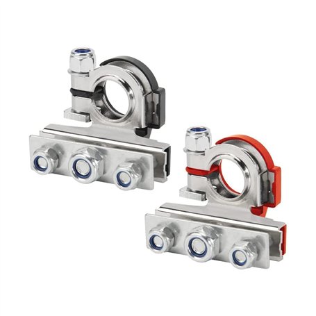 Alrens 2 pcs Bornes de Batterie de Voiture