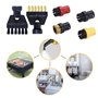 CLKE 6pcs Brosses Accessoire Nettoyeur Vapeur pour Karcher pour Karcher SC1 SC2 CTK10 SC3 SC4 SC5 SC7, pour Cuisine,Salle de Bai