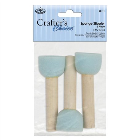 Crafters Choix Lot de 3 Variation éponge Artisanat outils éponge Stippler Lot