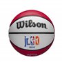 Wilson Basketball Jr. NBA WNBA DRV Light, Outdoor and Indoor, Size: 5, Blue/Red/White