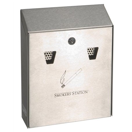 Rubbermaid Commercial Products FGR1012EBK Borne à Cigarettes Noir