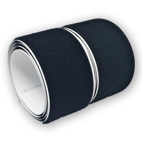 Bande avec envers adhésif ultra-puissant Noir 50 mm x 1 m