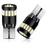 Anpro 10PCS T10 LED Ampoules de Voiture 21 LEDs 6000K Lumière Blanc Froid