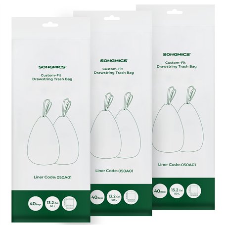 SONGMICS Sacs Poubelles Résistants