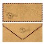Papier à Lettres de Voyage Vintage avec Enveloppes Assorties, Lot de 48