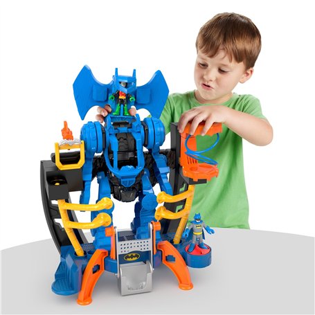Fisher-Price Imaginext Coffret Centre De Commande Robot Batman DC Super Friends avec Robot Détachable De 25 Cm