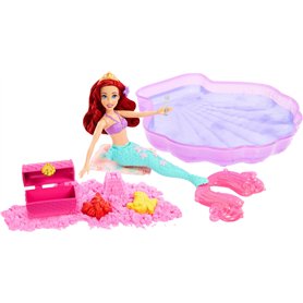 Mattel Disney Princesse Set de jeu Ariel Aventures dans la piscine pour filles de 3 ans et plus
