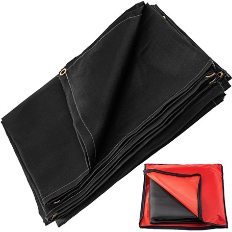 VEVOR Couverture de soudage en Fibre de Verre de 1