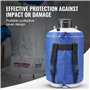VEVOR Réservoir d'Azote Liquide 10 L, Conteneur d'Azote Liquide en Alu, Dewar de Stockage de LN2, 6 Bidons, avec Sac de Transpor