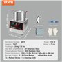 VEVOR Robot Culinaire 750 W Robot de Cuisine Capacité 6,6 L Mixeur Multifonction Cuisine en Acier Inoxydable Alimentaire Hachoir