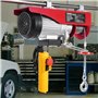 VEVOR Palan Électrique, Charge Double Câble 800 kg, Télécommande Filaire 4,2 m, Hauteur Levage à Câble Simple 12 m, Élingue Simp