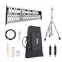 VEVOR Kit Xylophone Glockenspiel 30 Notes, Instrument de Percussion Professionnel avec Maillets, Baguettes, Tapis d'Entraînement