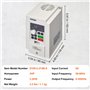 VEVOR Variateur de Fréquence, 2,2 kW, Entraînement à Fréquence Variable, 5 A, Entrée Triphasée 380 V 50/60 Hz vers Sortie Tripha