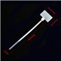 Kissral 200pcs Attache Cable Blanc Etiquette Cable Electrique Plastique Cable Management Etiquette Cable Reseau Organisateur de