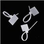 Kissral 200pcs Attache Cable Blanc Etiquette Cable Electrique Plastique Cable Management Etiquette Cable Reseau Organisateur de