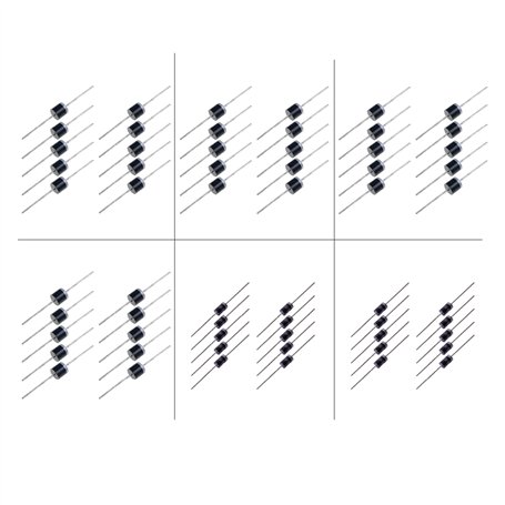 Kit de diodes Schottky - 60 pièces 6 modèles - 10SQ045 10SQ050 15SQ045 10A10 SR560 SR5100