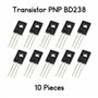 Kit de 10 transistors PNP BD238 80V 2A