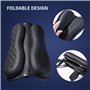 CHCYCLE Coussin de siège passager pliable pour moto - Gel haute élasticité 3D nid d'abeille - Confortable et respirant - Absorpt