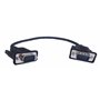 CERRXIAN Câble adaptateur VGA SVGA 15 broches HD15 mâle vers mâle pour PC