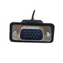 CERRXIAN Câble adaptateur VGA SVGA 15 broches HD15 mâle vers mâle pour PC, ordinateur portable, TV