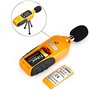 Cadrim Sonomètre numérique portable 30 dB à 130 dB avec écran LCD pour usines et routes
