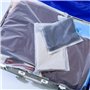 20 Pièces Sac de Rangement de Voyage, Pochette pour Vêtements Voyage, Pochette Sacs d'Emballage Transparent Glissière pour Voyag