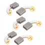 sourcing map Électrique Charbon Moteur Carbone Brosse Rechange 17mm x 13mm x 6mm 6Pcs