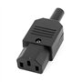 sourcing map IEC 320 C13 Femelle Prise Puissance Connecteur Alimentation Adaptateur AC 250V 10A
