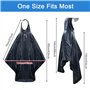 Poncho Pluie Vélo Poncho de Vélo Imperméable avec Capuche Vélo Électrique Imperméabl