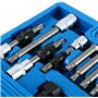 FreeTec - Kit d’outillage universel pour alternateurs - Jeu d’embouts - 18 pièces - Pour le maintien et le montage d'une poulie 