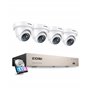 ZOSI H.265+ Kit Vidéo Surveillance avec 8CH H.265+ 5MP Lite DVR et Disque Dur 1 to