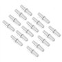 Gasea 100pcs Nickelé Ø5mm Taquets Pour Étagères Support d'Étagère Métallique Goujons de Support d'Étagère, Broches à Chevilles P