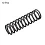 40mm Libre Longueur Ressort Acier Extension Ressort Noir 10Pcs