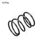 20mm Libre Longueur Ressort Acier Extension Ressort Noir 10Pcs