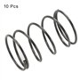 30mm Libre Longueur Ressort Acier Extension Ressort Noir 10Pcs