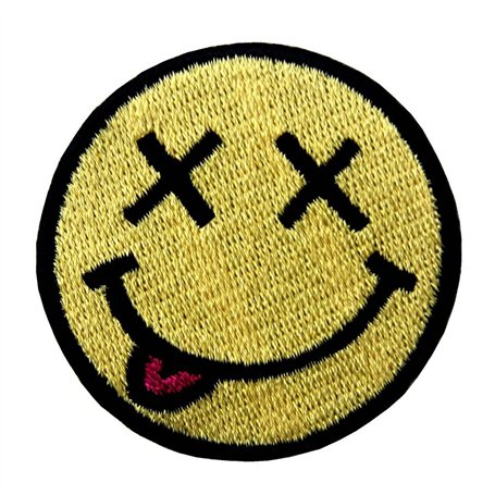 Smile Happy Face Écusson brodé Iron on Sew on Patch