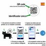 TECHNEE Médaillon identification radiofréquence anti-perte animal (Lot de 1)