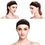 6 Pièces Bandeau de Sport pour Hommes et Femmes,Elastique Antidérapant Bandeau Cheveux Sueur Absorbant pour Sports