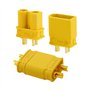 10 paires Amass XT30U Mâle Femelle Connecteurs Bullet Fiches d'alimentation Adaptateurs avec 20 paires de tubes thermorétractabl