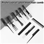 Peignes Kit de Coiffure - Meersee Set 10 Peigne Fibre Carbone Professionnel pour Salon Coiffure Barbe Cheveux