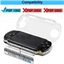 OSTENT Protecteur Clear Crystal Travel Carry Hard Cover Case Shell pour Sony PSP 1000 Game Console
