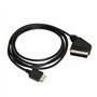OSTENT Réel RGB Scart Câble Cordon TV AV Lead pour Sony PS1 PS2 PS3 Slim PAL Console
