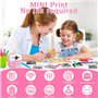 Appareil Photo Numérique Instantané,avec Papier d'impression & Carte TF 32G, Caméra Vidéo avec Stylos Colorés pour Le Bricolage,