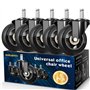 Lot de 5 roues pivotantes pour Fauteuil de Bureau