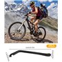 TIDEVAN 6 Pièces Demonte pneus Velo Démonte-Pneu en métal Démonte Pneu Vélo en Métal Noir Leviers de Pneus de Vél 120 x 12 mm Ou